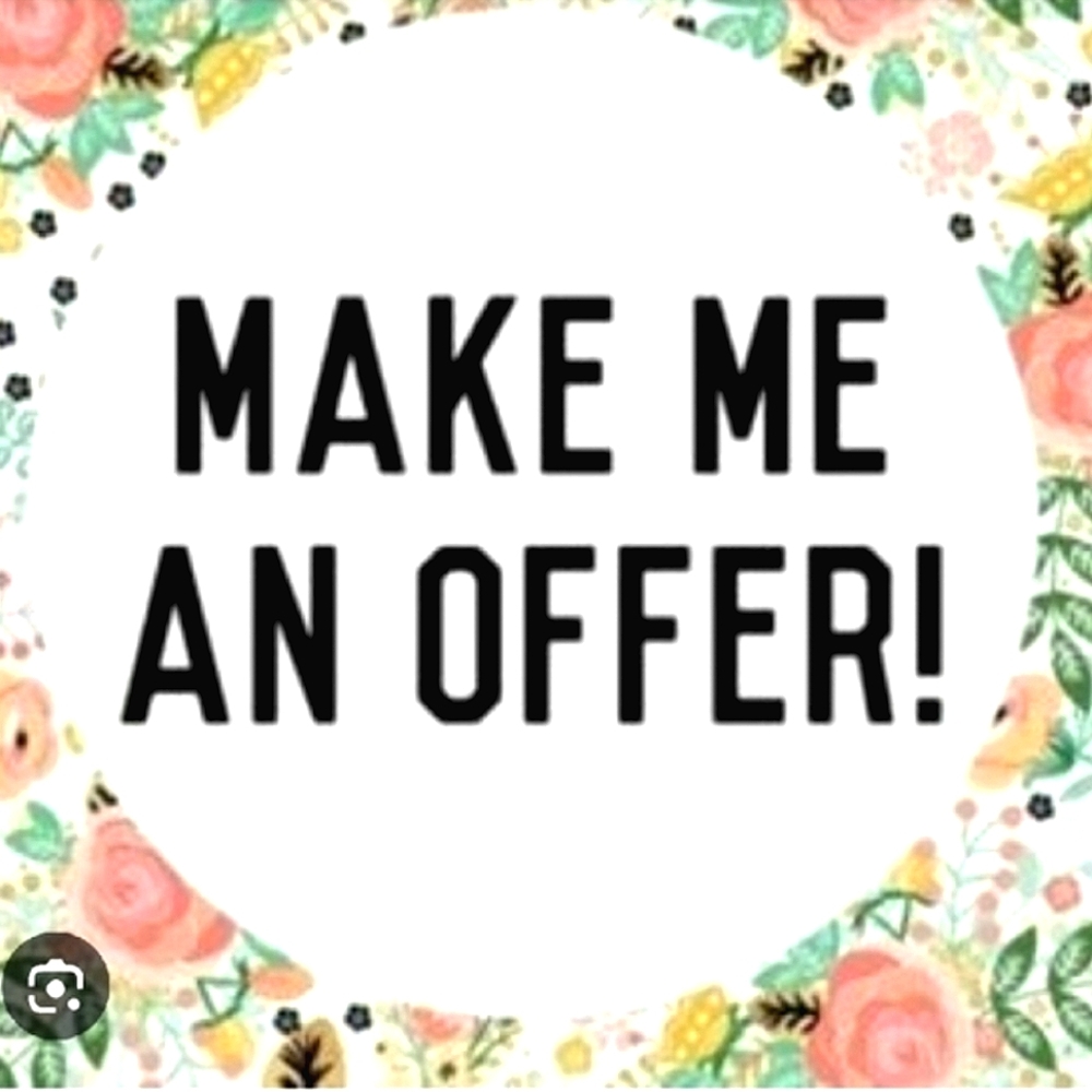 Floral 'Make Me An Offer' Sign